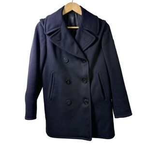 Navy wool vintage Military Peacoat
